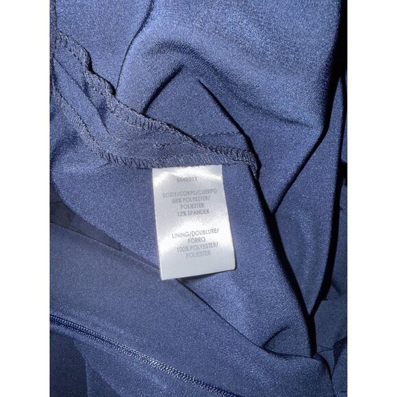 NWT Kay Unger Davina Walk Thru Jumpsuit Blue Sz 16 $308 [jb] - Picture 11 of 11